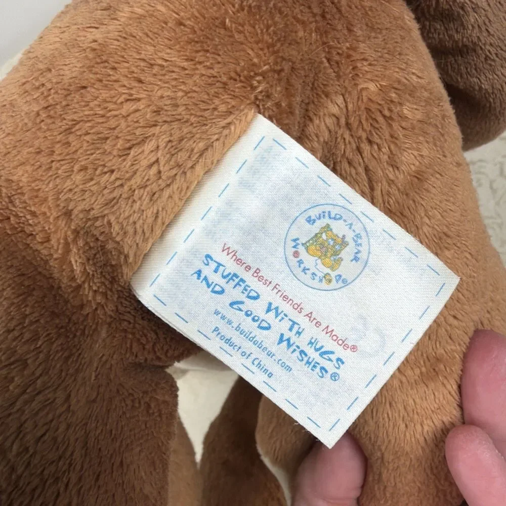 Build a Bear Workshop Brown Plush Puppy Dog, Allergy Safe